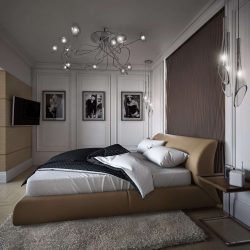 Lustres modernos no interior do quarto (mais de 190 fotos) - Como escolher um elemento de design brilhante para uma atmosfera tranquila?