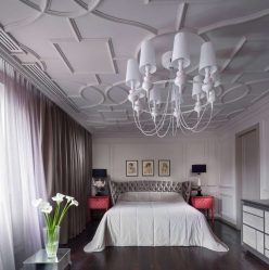 Lustres modernos no interior do quarto (mais de 190 fotos) - Como escolher um elemento de design brilhante para uma atmosfera tranquila?