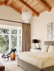 Lustres modernos no interior do quarto (mais de 190 fotos) - Como escolher um elemento de design brilhante para uma atmosfera tranquila?