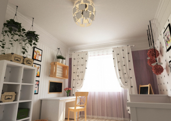 Como escolher um candelabro e lâmpadas no berçário para o menino e para a menina? (180 + Photo Ceiling, LED e Incomum)