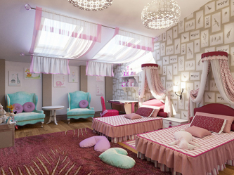 Como escolher um candelabro e lâmpadas no berçário para o menino e para a menina? (180 + Photo Ceiling, LED e Incomum)