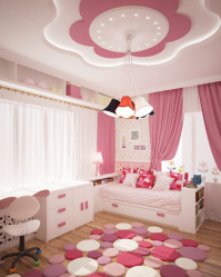 Como escolher um candelabro e lâmpadas no berçário para o menino e para a menina? (180 + Photo Ceiling, LED e Incomum)