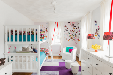Como escolher um candelabro e lâmpadas no berçário para o menino e para a menina? (180 + Photo Ceiling, LED e Incomum)