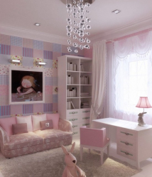 Como escolher um candelabro e lâmpadas no berçário para o menino e para a menina? (180 + Photo Ceiling, LED e Incomum)