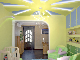 Como escolher um candelabro e lâmpadas no berçário para o menino e para a menina? (180 + Photo Ceiling, LED e Incomum)