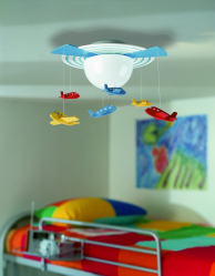 Como escolher um candelabro e lâmpadas no berçário para o menino e para a menina? (180 + Photo Ceiling, LED e Incomum)