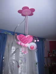 Como escolher um candelabro e lâmpadas no berçário para o menino e para a menina? (180 + Photo Ceiling, LED e Incomum)