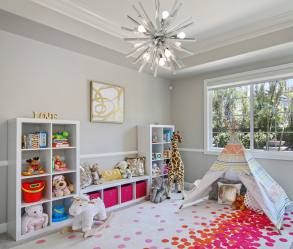 Como escolher um candelabro e lâmpadas no berçário para o menino e para a menina? (180 + Photo Ceiling, LED e Incomum)