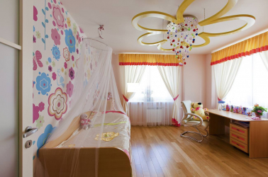 Como escolher um candelabro e lâmpadas no berçário para o menino e para a menina? (180 + Photo Ceiling, LED e Incomum)