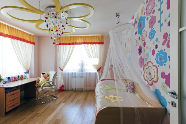 Como escolher um candelabro e lâmpadas no berçário para o menino e para a menina? (180 + Photo Ceiling, LED e Incomum)