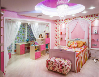 Como escolher um candelabro e lâmpadas no berçário para o menino e para a menina? (180 + Photo Ceiling, LED e Incomum)