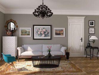 Lustres modernos para a sala de estar: 195+ (Foto) Soluções de interiores