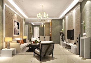 Lustres modernos para a sala de estar: 195+ (Foto) Soluções de interiores