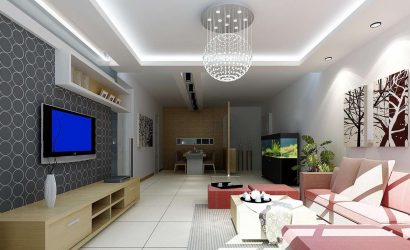 Lustres modernos para a sala de estar: 195+ (Foto) Soluções de interiores