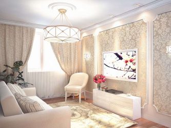 Lustres modernos para a sala de estar: 195+ (Foto) Soluções de interiores