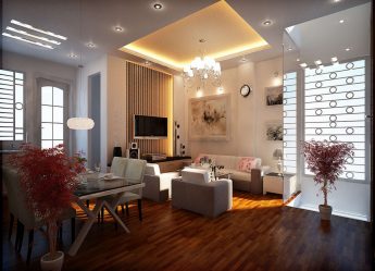 Lustres modernos para a sala de estar: 195+ (Foto) Soluções de interiores