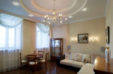 Lustres modernos para a sala de estar: 195+ (Foto) Soluções de interiores