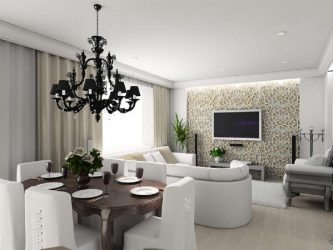 Lustres modernos para a sala de estar: 195+ (Foto) Soluções de interiores