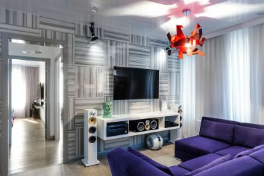 Lustres modernos para a sala de estar: 195+ (Foto) Soluções de interiores