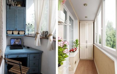 Como equipar uma pequena varanda em um apartamento: elegante, bonito, prático? 190+ (Fotos) Interiores com acabamento