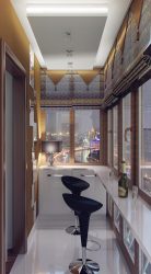 Como equipar uma pequena varanda em um apartamento: elegante, bonito, prático? 190+ (Fotos) Interiores com acabamento