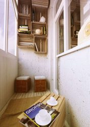 Como equipar uma pequena varanda em um apartamento: elegante, bonito, prático? 190+ (Fotos) Interiores com acabamento