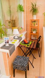 Como equipar uma pequena varanda em um apartamento: elegante, bonito, prático? 190+ (Fotos) Interiores com acabamento