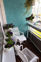 Como equipar uma pequena varanda em um apartamento: elegante, bonito, prático? 190+ (Fotos) Interiores com acabamento