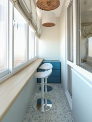 Como equipar uma pequena varanda em um apartamento: elegante, bonito, prático? 190+ (Fotos) Interiores com acabamento