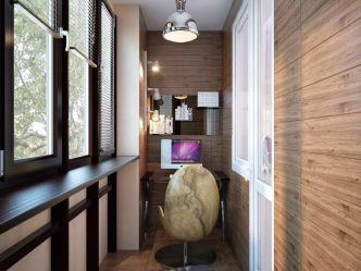Como equipar uma pequena varanda em um apartamento: elegante, bonito, prático? 190+ (Fotos) Interiores com acabamento