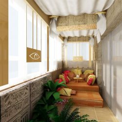 Como equipar uma pequena varanda em um apartamento: elegante, bonito, prático? 190+ (Fotos) Interiores com acabamento