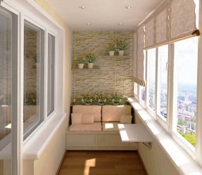 Como equipar uma pequena varanda em um apartamento: elegante, bonito, prático? 190+ (Fotos) Interiores com acabamento