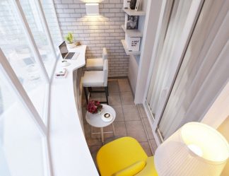 Como equipar uma pequena varanda em um apartamento: elegante, bonito, prático? 190+ (Fotos) Interiores com acabamento