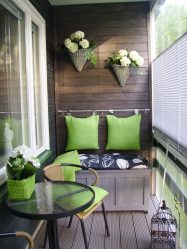 Como equipar uma pequena varanda em um apartamento: elegante, bonito, prático? 190+ (Fotos) Interiores com acabamento