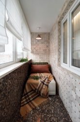 Como equipar uma pequena varanda em um apartamento: elegante, bonito, prático? 190+ (Fotos) Interiores com acabamento