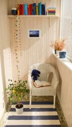 Como equipar uma pequena varanda em um apartamento: elegante, bonito, prático? 190+ (Fotos) Interiores com acabamento