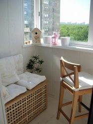 Como equipar uma pequena varanda em um apartamento: elegante, bonito, prático? 190+ (Fotos) Interiores com acabamento