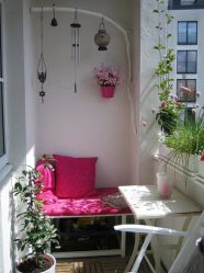 Como equipar uma pequena varanda em um apartamento: elegante, bonito, prático? 190+ (Fotos) Interiores com acabamento