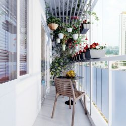 Como equipar uma pequena varanda em um apartamento: elegante, bonito, prático? 190+ (Fotos) Interiores com acabamento