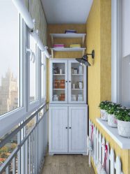 Como equipar uma pequena varanda em um apartamento: elegante, bonito, prático? 190+ (Fotos) Interiores com acabamento