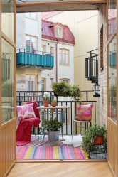 Como equipar uma pequena varanda em um apartamento: elegante, bonito, prático? 190+ (Fotos) Interiores com acabamento