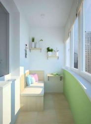 Como equipar uma pequena varanda em um apartamento: elegante, bonito, prático? 190+ (Fotos) Interiores com acabamento