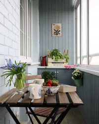 Como equipar uma pequena varanda em um apartamento: elegante, bonito, prático? 190+ (Fotos) Interiores com acabamento