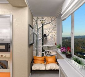 Como equipar uma pequena varanda em um apartamento: elegante, bonito, prático? 190+ (Fotos) Interiores com acabamento