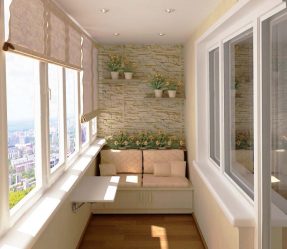 Como equipar uma pequena varanda em um apartamento: elegante, bonito, prático? 190+ (Fotos) Interiores com acabamento