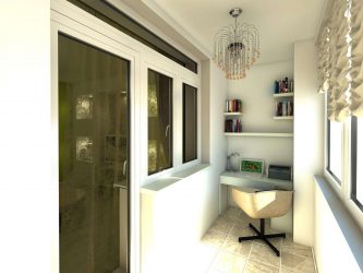 Como equipar uma pequena varanda em um apartamento: elegante, bonito, prático? 190+ (Fotos) Interiores com acabamento