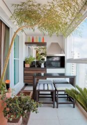 Como equipar uma pequena varanda em um apartamento: elegante, bonito, prático? 190+ (Fotos) Interiores com acabamento