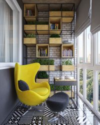Como equipar uma pequena varanda em um apartamento: elegante, bonito, prático? 190+ (Fotos) Interiores com acabamento