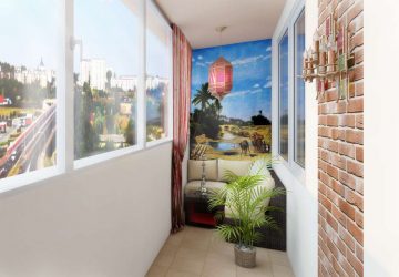 Como equipar uma pequena varanda em um apartamento: elegante, bonito, prático? 190+ (Fotos) Interiores com acabamento