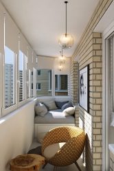 Como equipar uma pequena varanda em um apartamento: elegante, bonito, prático? 190+ (Fotos) Interiores com acabamento